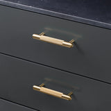 Cross Knurled Cabinet Pull