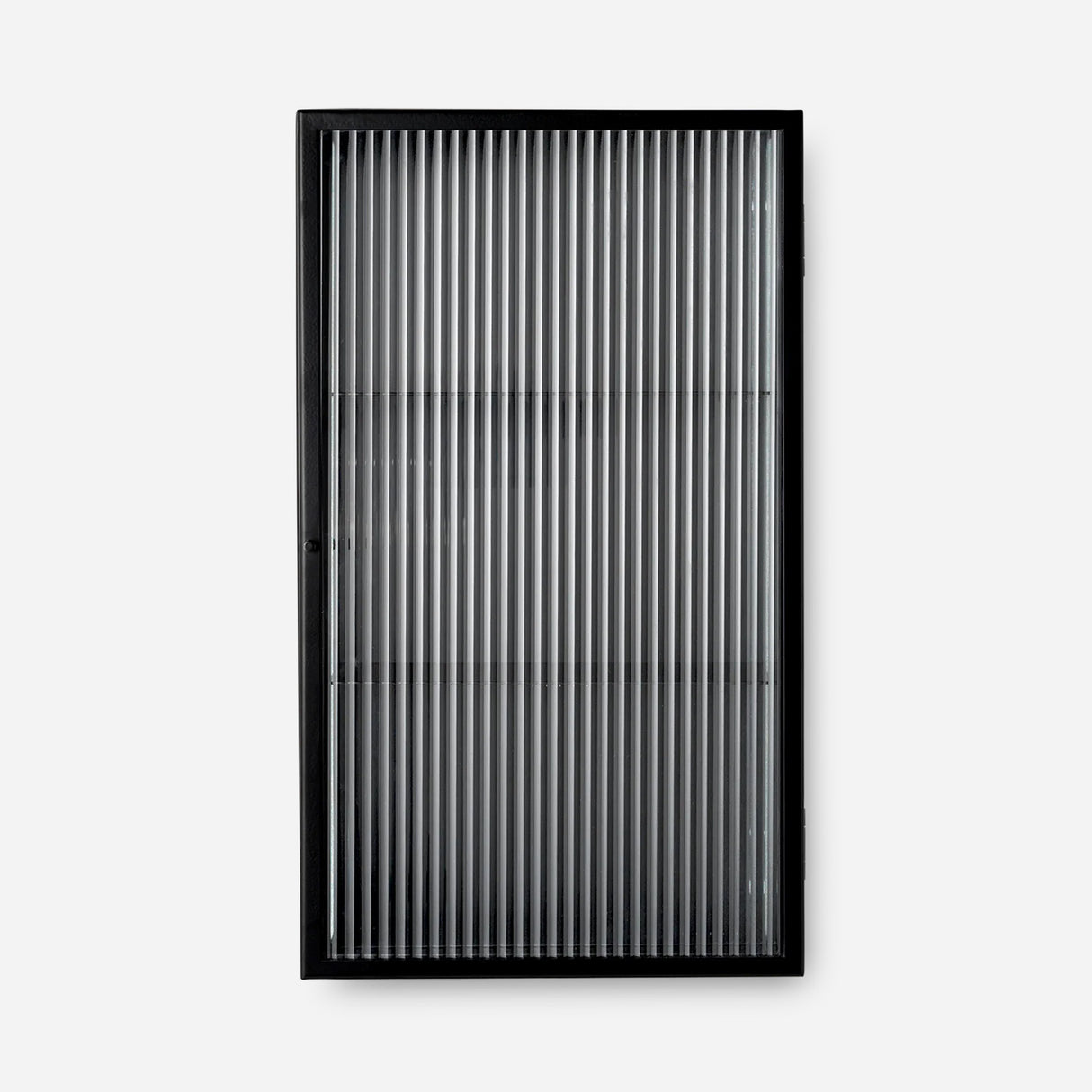 Haze Reeded Glass Wall Cabinet