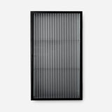 Haze Reeded Glass Wall Cabinet