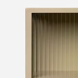 Haze Reeded Glass Wall Cabinet