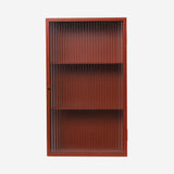 Haze Reeded Glass Wall Cabinet