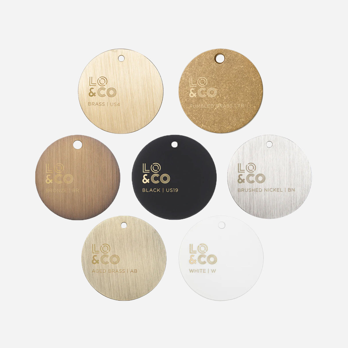 Lo & Co Finish Samples