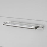 Cross Knurled Bar Cabinet Pull with Plate