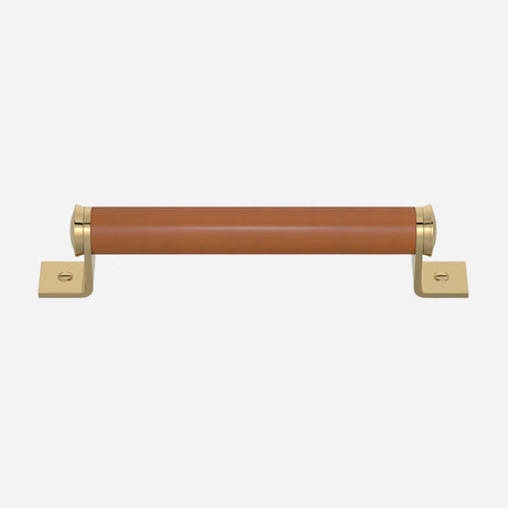 Bracket Recessed Leather Cabinet Pull