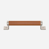 Bracket Recessed Leather Cabinet Pull