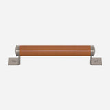 Bracket Recessed Leather Cabinet Pull