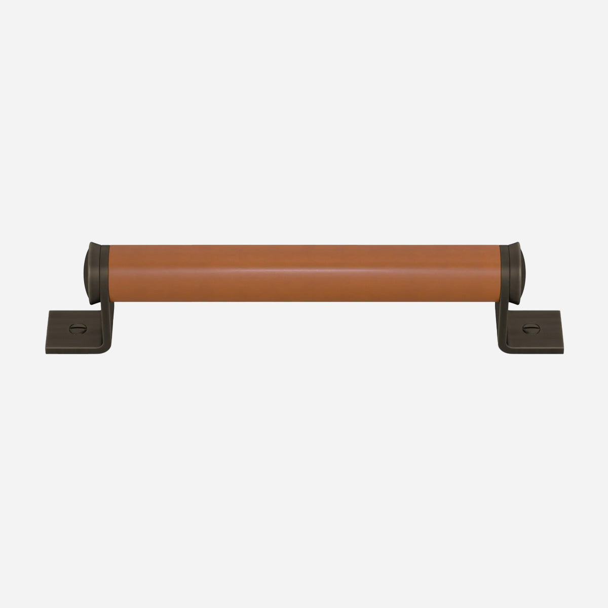 Bracket Recessed Leather Cabinet Pull