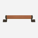 Bracket Recessed Leather Cabinet Pull