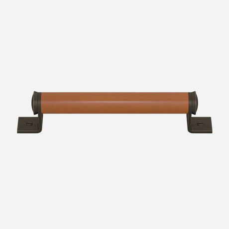 Bracket Recessed Leather Cabinet Pull