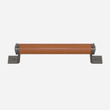 Bracket Recessed Leather Cabinet Pull