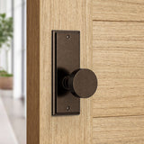 Builder Series Stepped Luna Door Knob Set