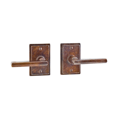 Builder Series Stepped Olympus Door Lever Set