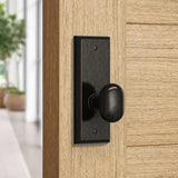 Builder Series Rectangular Potato Door Knob Set