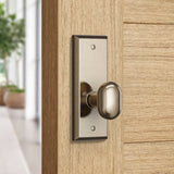 Builder Series Rectangular Potato Door Knob Set