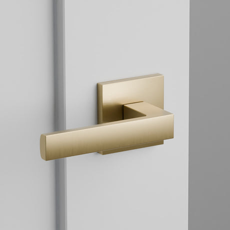 Dumont Door Lever on Square Rosette