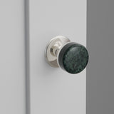 Green Marble Door Knob on Watford Rosette