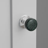 Green Marble Door Knob on Watford Rosette