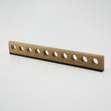 Aperture Oak Wood Cabinet Pull with Backplate