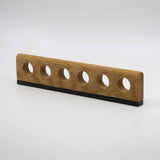 Aperture Oak Wood Cabinet Pull with Backplate