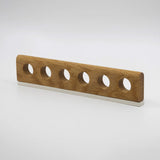 Aperture Oak Wood Cabinet Pull with Backplate