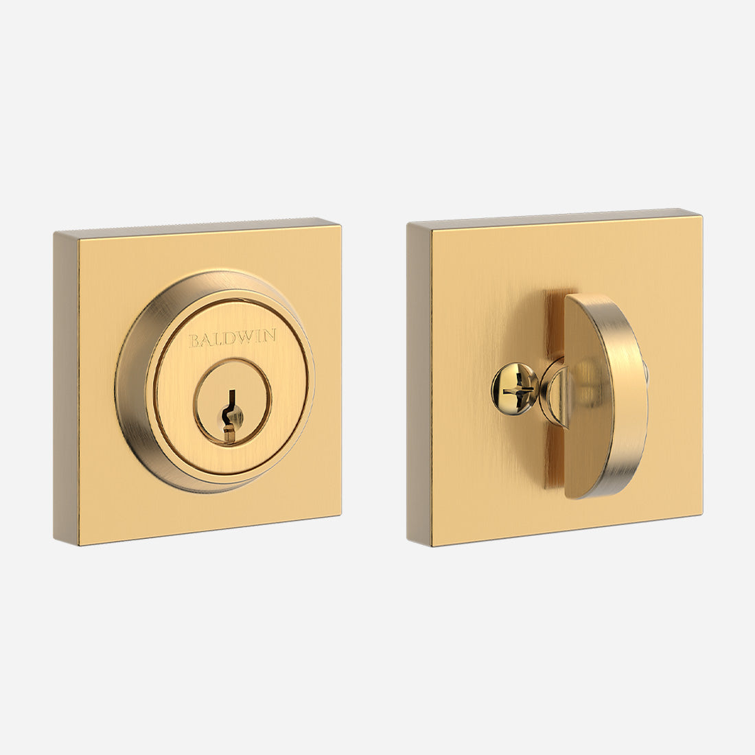 Contemporary Square Deadbolt