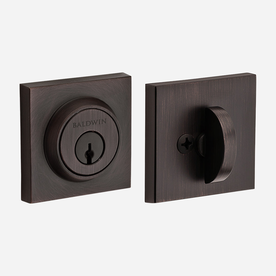 Contemporary Square Deadbolt