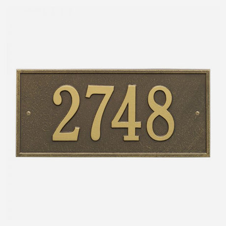 Hartford Personalized Address Plaque