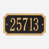 Cut Corner Address Plaque