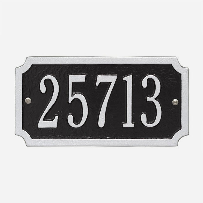 Cut Corner Address Plaque