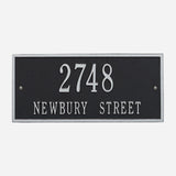 Hartford Two Line Address Plaque