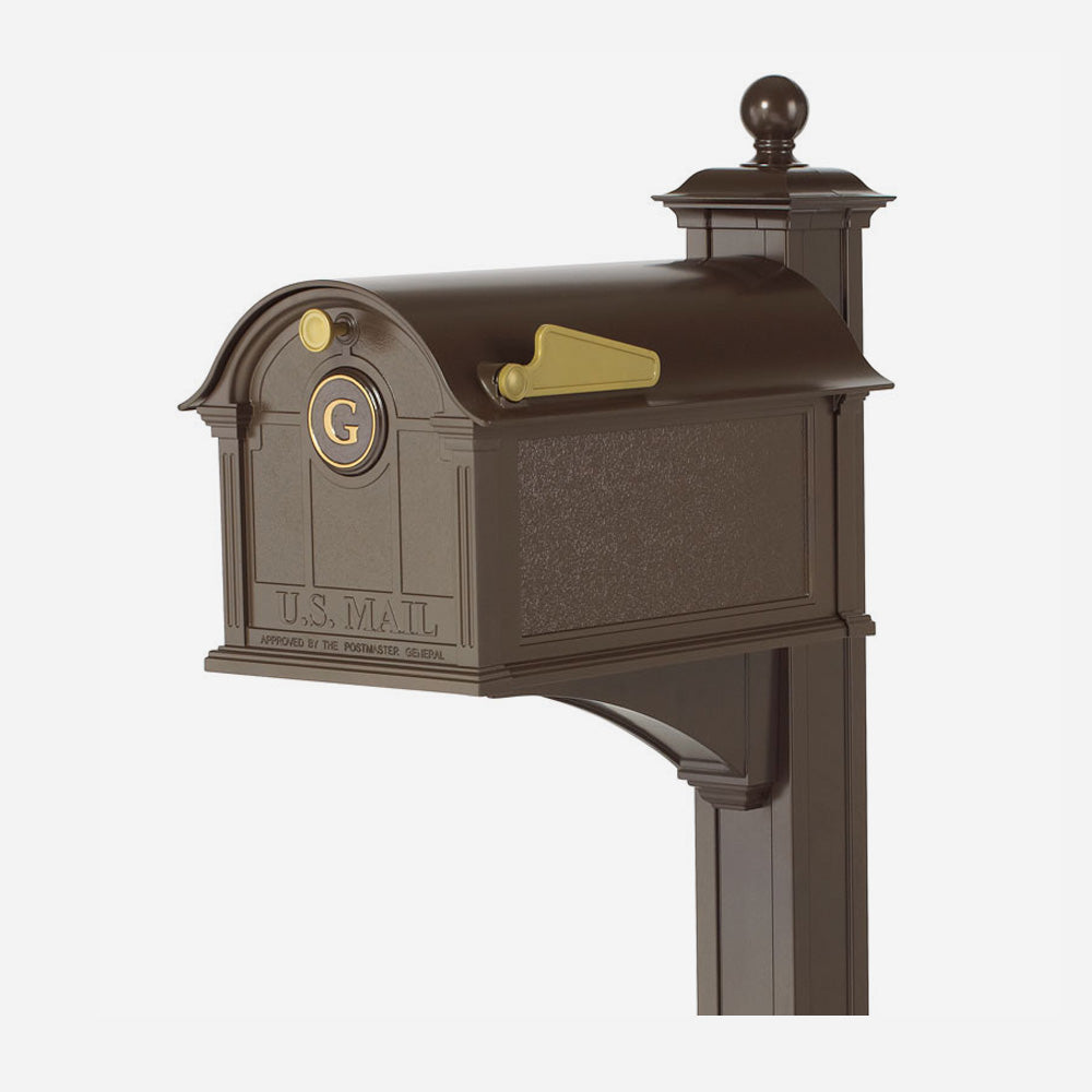 Balmoral Monogram Mailbox & Post Package