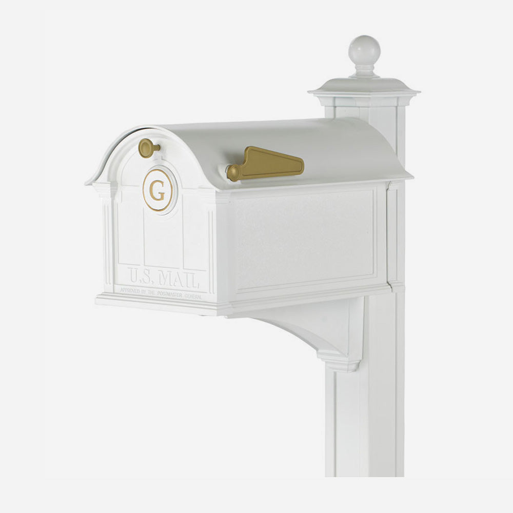 Balmoral Monogram Mailbox & Post Package