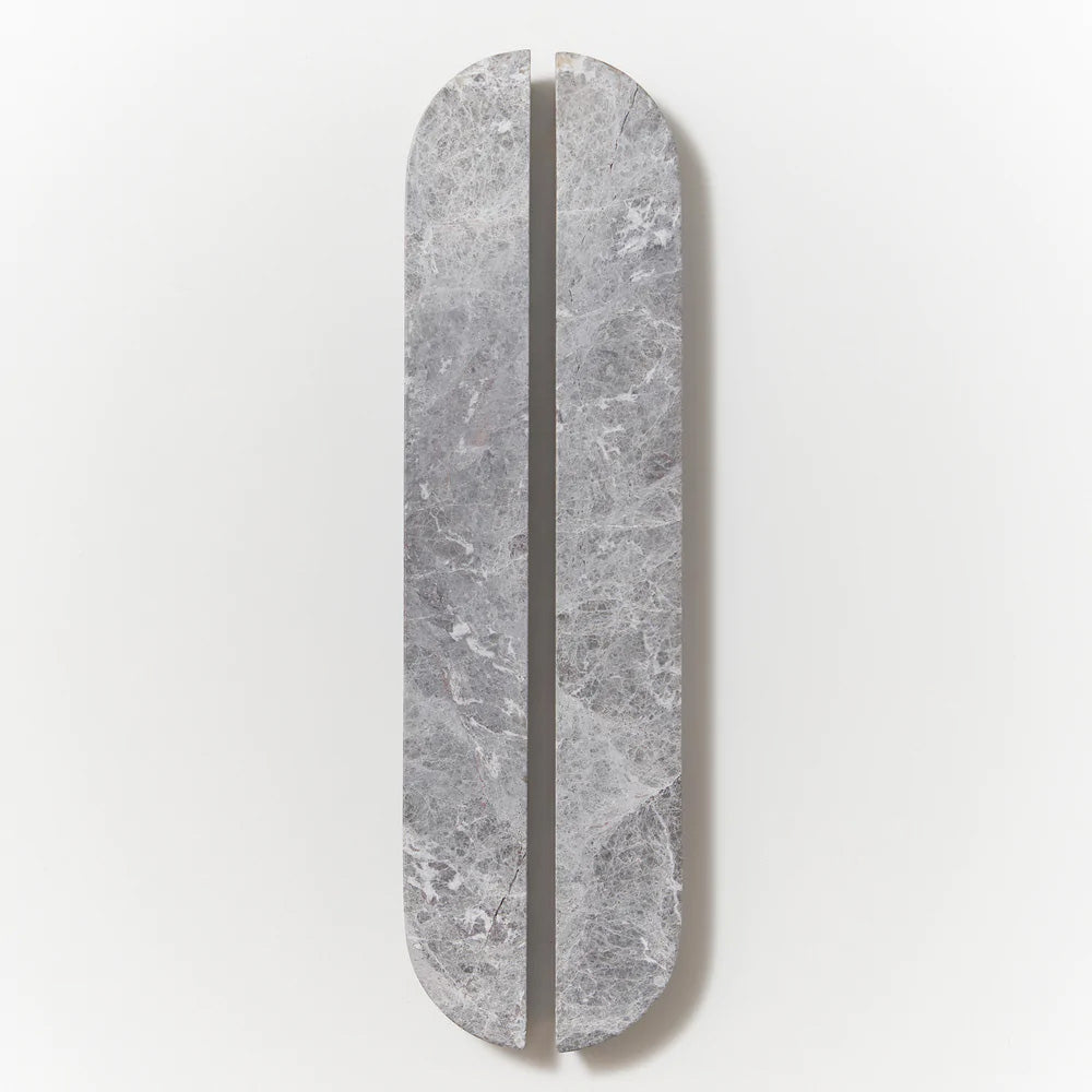 Grey Tundra Marble Dot Handle [Pair]