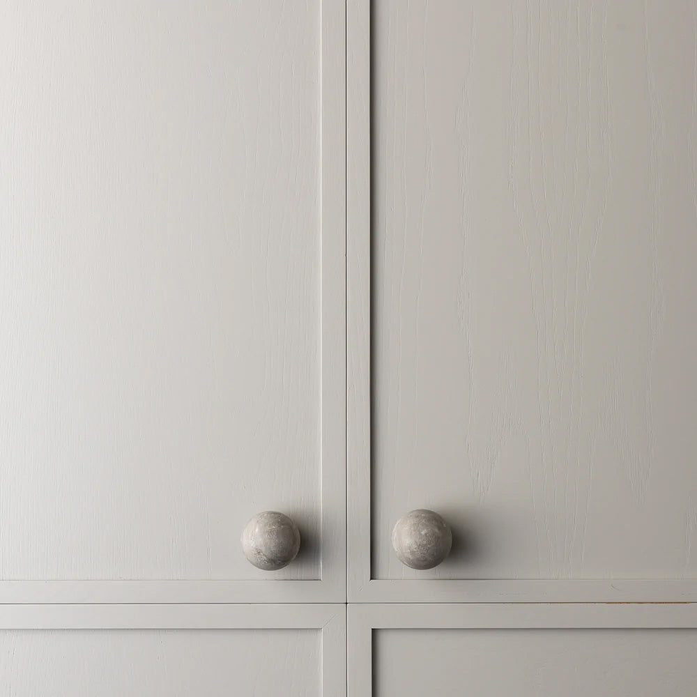 Grey Marble Hubble Cabinet Knob