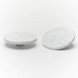 Carrara Marble Ora Entry Pull Set