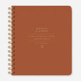 Cognac Non-Dated Weekly Planner