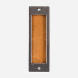 Designer Leather Flush Pull