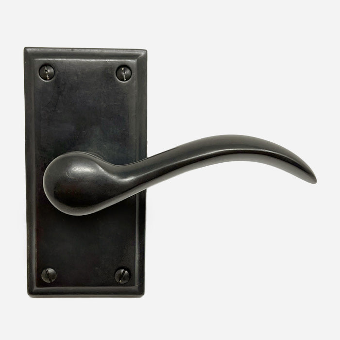 Churchill Door Lever on Rectangular Escutcheon