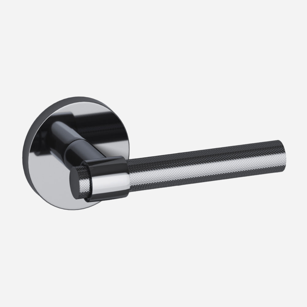 Knurled Fountain Door Lever Set