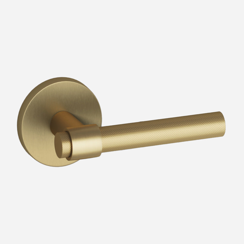 Knurled Fountain Door Lever Set