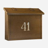 Custom House Number Large Mailbox