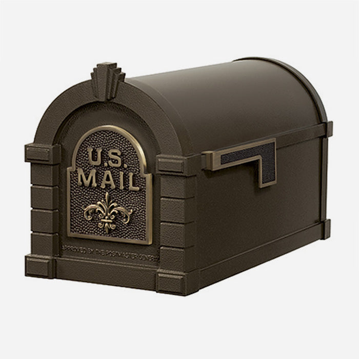 Fleur de Lis Keystone Mailbox