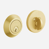 Contemporary Round Deadbolt